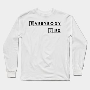 House MD Everybody Lies Hugh Laurie Long Sleeve T-Shirt